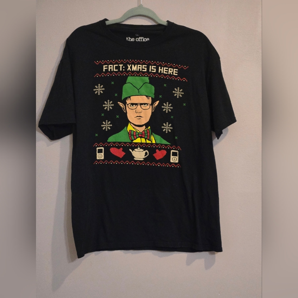 The Office Dwight Christmas Shirt Mens Size Large